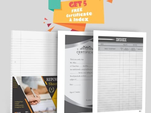 ABS Premium Double Side Ruled Report Sheet Pack of 400 Sheets - Image 2