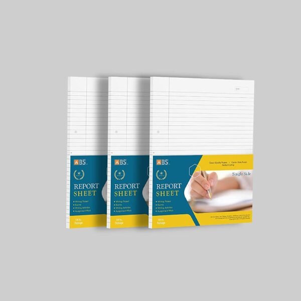 ABS Premium Single Side Ruled Report Sheet