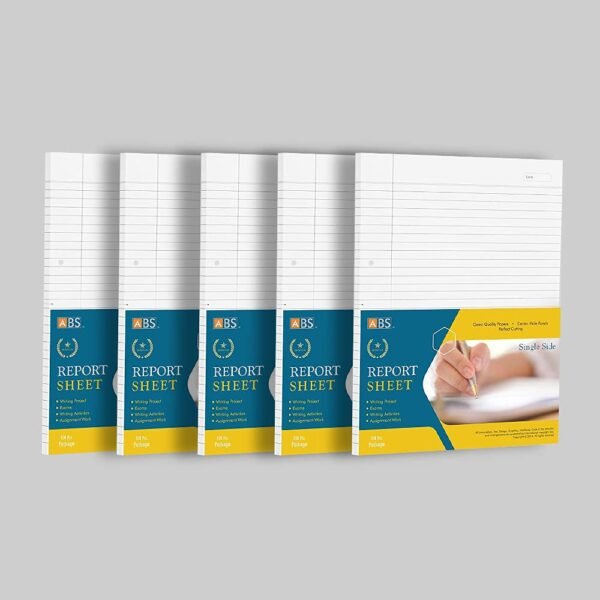 ABS Premium Single Side Ruled Report Sheet