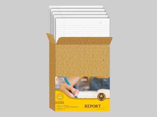 ABS Crown Single Side Ruled Report Sheet Pack of 500 Sheets - Image 2