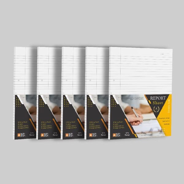 ABS Premium Double Side Ruled Report Sheet