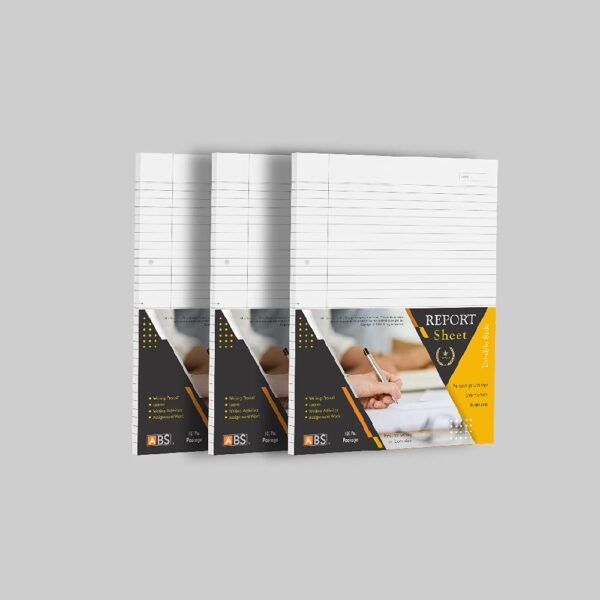 ABS Premium Double Side Ruled Report Sheet