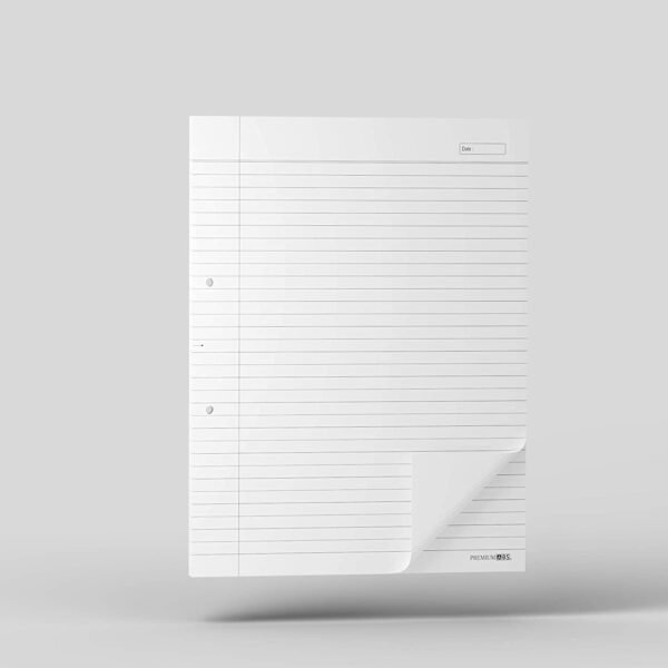 ABS Premium Single Side Ruled Report Sheet Pack of 500 Sheets