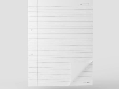 ABS Crown Single Side Ruled Report Sheet Pack of 500 Sheets - Image 4