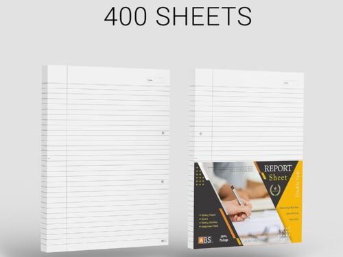 ABS Premium Double Side Ruled Report Sheet Pack of 400 Sheets - Image 4