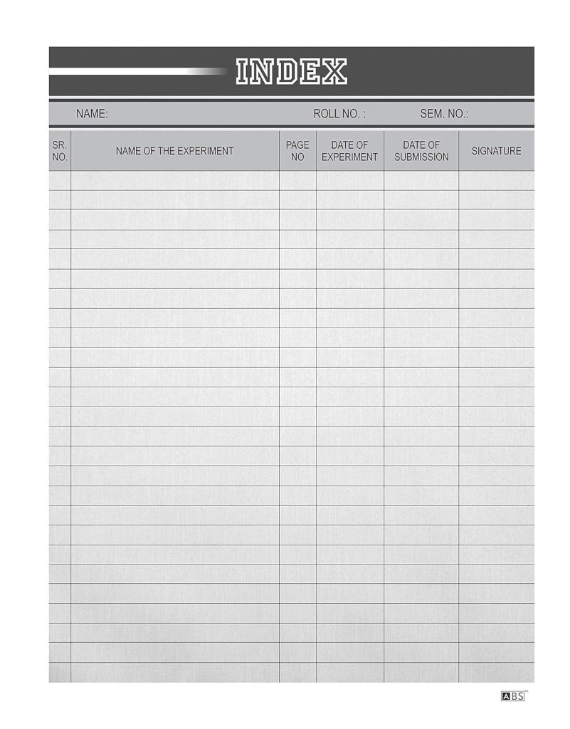 ABS Classic Double Side Ruled Report Sheet Pack of 100 Sheets