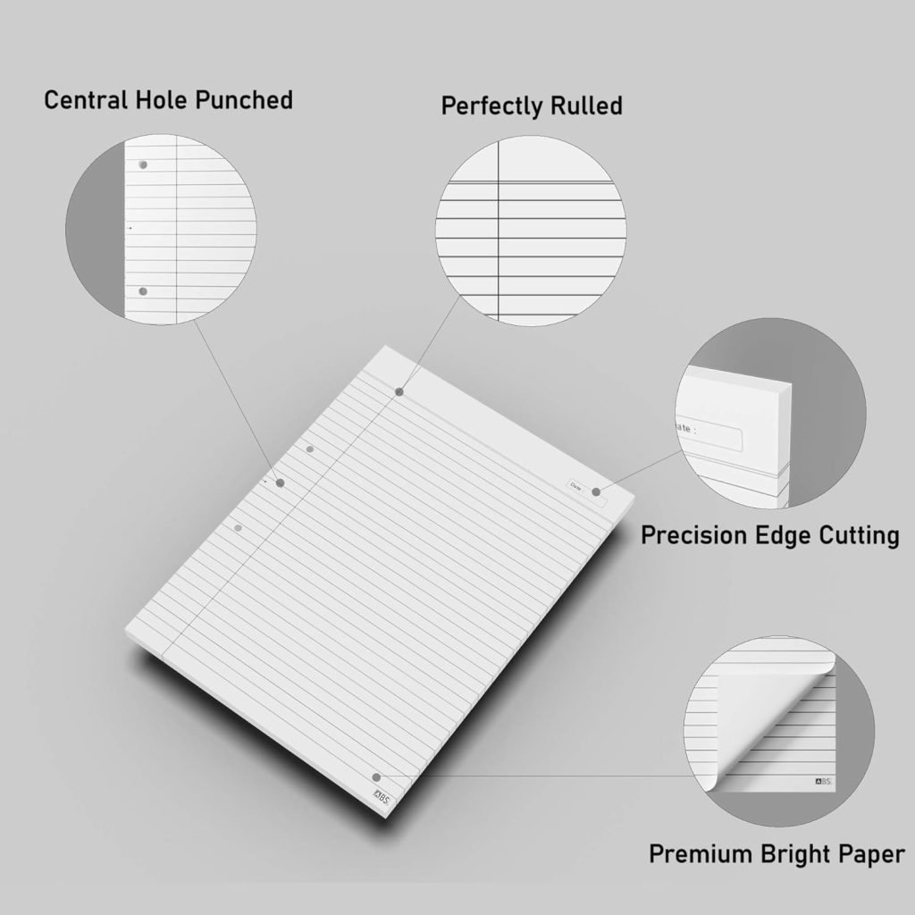 ABS Premium Single Side Ruled Report Sheet