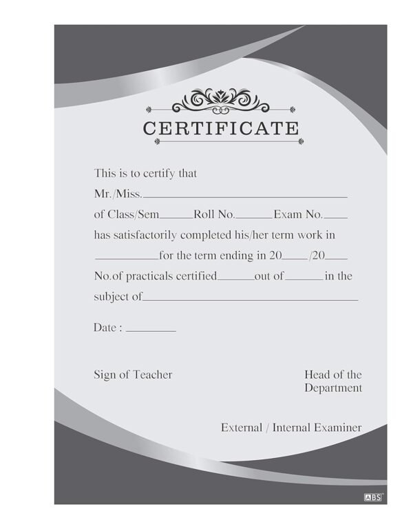 ABS Premium single side ruled reportsheet pack of 4