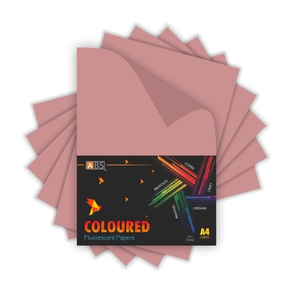 ABS Fluorescent paper A4 - 80 gsm Fluorecent baby pink