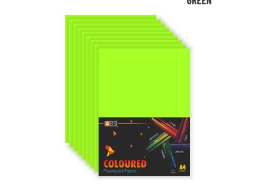 ABS Fluorescent paper A4 - 80 gsm Fluorecent green - Image 3