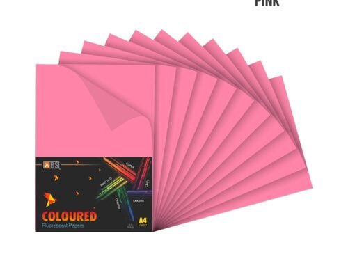 ABS Fluorescent paper A4 - 80 gsm Fluorecent pink - Image 2