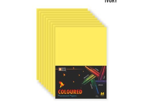 ABS Fluorescent paper A4 - 80 gsm lemon yellow - Image 2