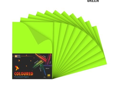 ABS Fluorescent paper A4 - 80 gsm Fluorecent green - Image 2