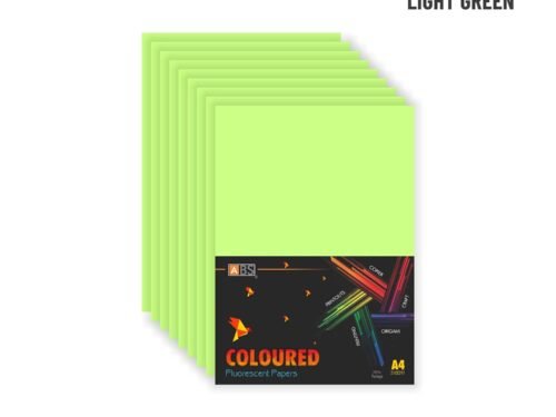 ABS Fluorescent paper A4 - 80 gsm Fluorecent light green - Image 3