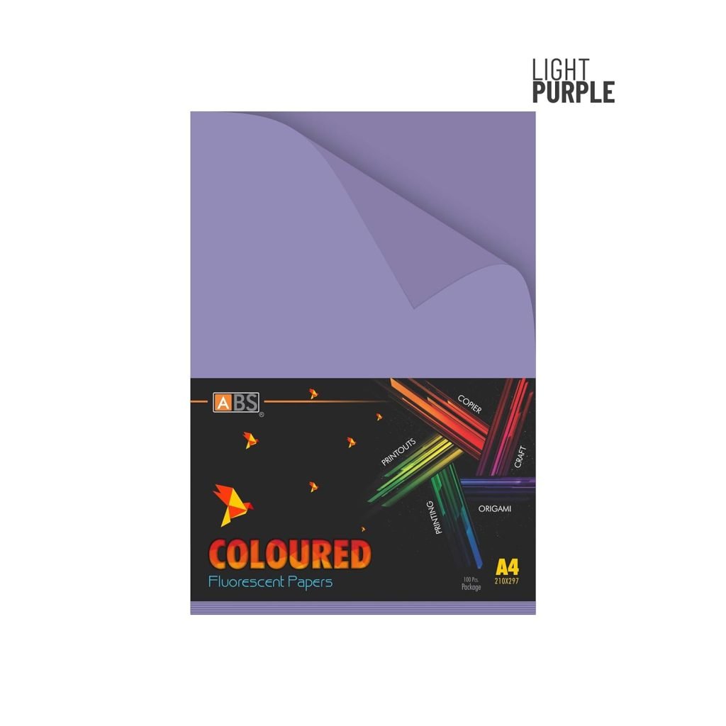 ABS Fluorescent paper A4 - 80 gsm light purple