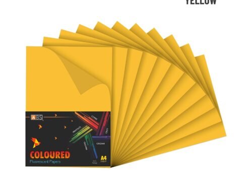 ABS Fluorescent paper A4 - 80 gsm golden yellow - Image 6