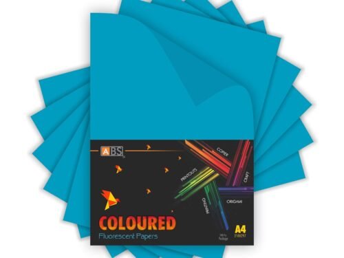 ABS Fluorescent paper A4 - 80 gsm Fluorecent blue - Image 6