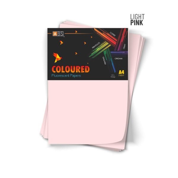 ABS Fluorescent paper A4 - 80 gsm light pink