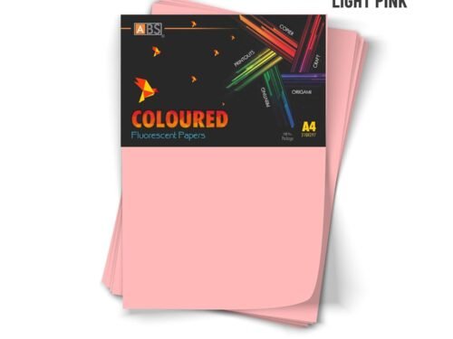 ABS Fluorescent paper A4 - 80 gsm Fluorecent light pink - Image 5