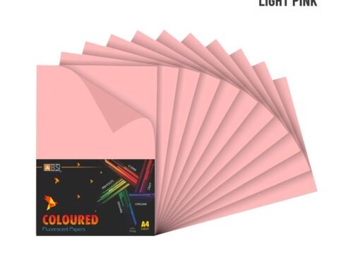 ABS Fluorescent paper A4 - 80 gsm Fluorecent light pink - Image 4