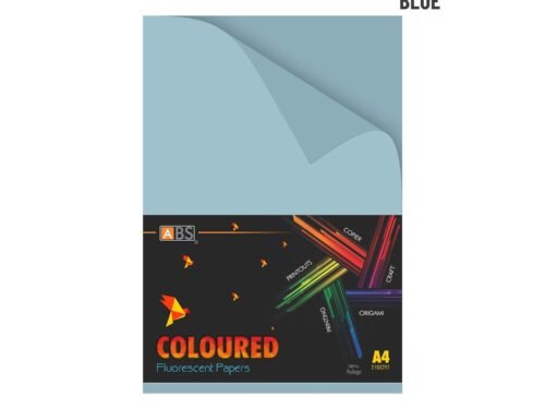 ABS Fluorescent paper A4 - 80 gsm Fluorecent light blue - Image 1