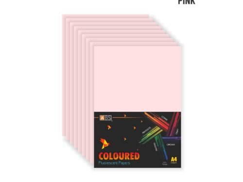 ABS Fluorescent paper A4 - 80 gsm light pink - Image 5
