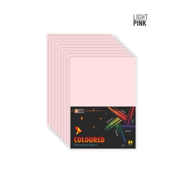 ABS Fluorescent paper A4 - 80 gsm light pink