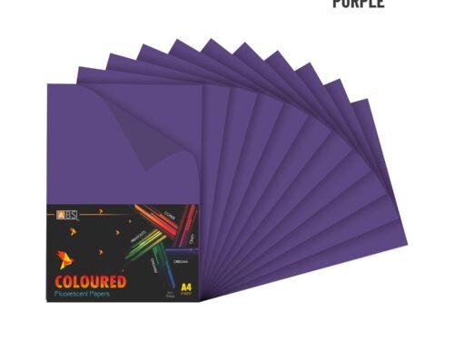 ABS Fluorescent paper A4 - 80 gsm dark purple - Image 5