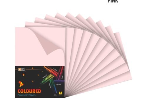 ABS Fluorescent paper A4 - 80 gsm light pink - Image 4