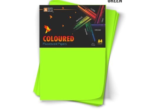 ABS Fluorescent paper A4 - 80 gsm Fluorecent green - Image 6