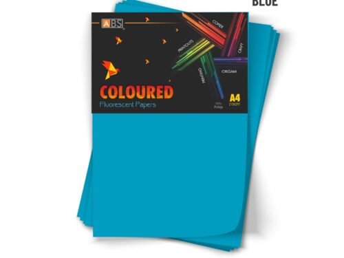 ABS Fluorescent paper A4 - 80 gsm Fluorecent blue - Image 4