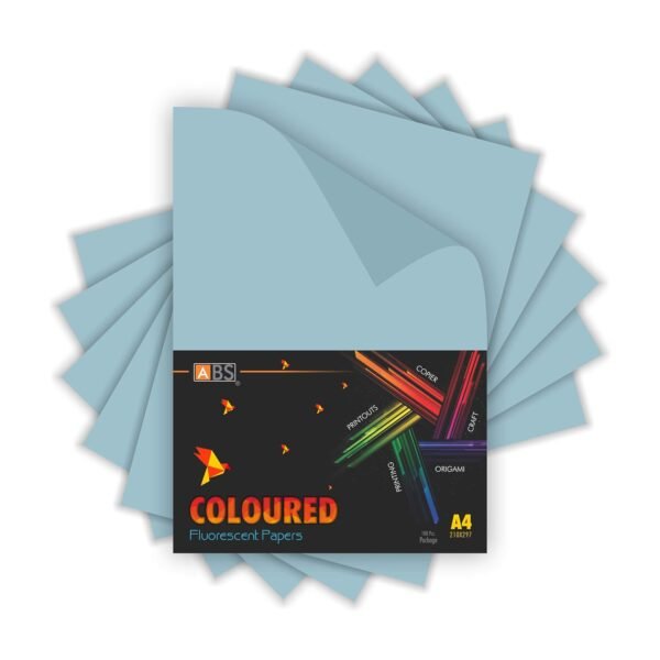 ABS Fluorescent paper A4 - 80 gsm Fluorecent light blue