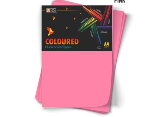 ABS Fluorescent paper A4 - 80 gsm Fluorecent pink - Image 4