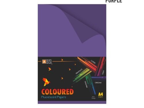 ABS Fluorescent paper A4 - 80 gsm dark purple - Image 1