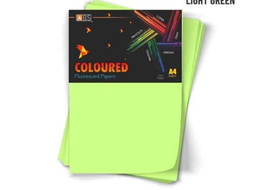 ABS Fluorescent paper A4 - 80 gsm Fluorecent light green - Image 5