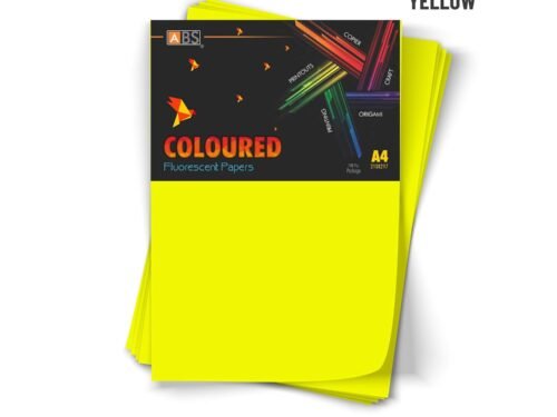 ABS Fluorescent paper A4 - 80 gsm Fluorecent yellow - Image 6