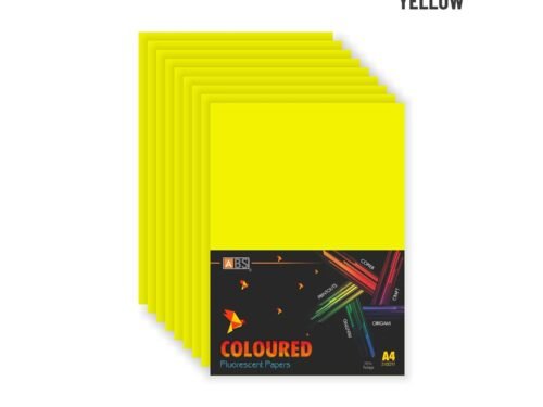 ABS Fluorescent paper A4 - 80 gsm Fluorecent yellow - Image 5