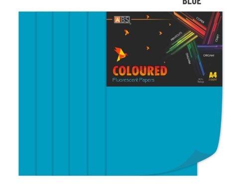 ABS Fluorescent paper A4 - 80 gsm Fluorecent blue - Image 3