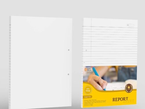 ABS Crown Single Side Ruled Report Sheet Pack of 300 Sheets - Image 3