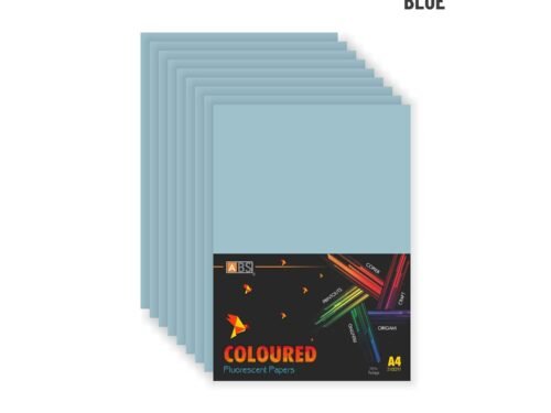 ABS Fluorescent paper A4 - 80 gsm Fluorecent light blue - Image 2