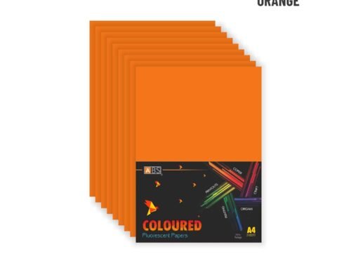 ABS Fluorescent paper A4 - 80 gsm Fluorecent orange - Image 3