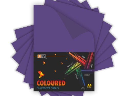 ABS Fluorescent paper A4 - 80 gsm dark purple - Image 2