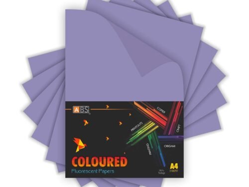 ABS Fluorescent paper A4 - 80 gsm light purple - Image 2
