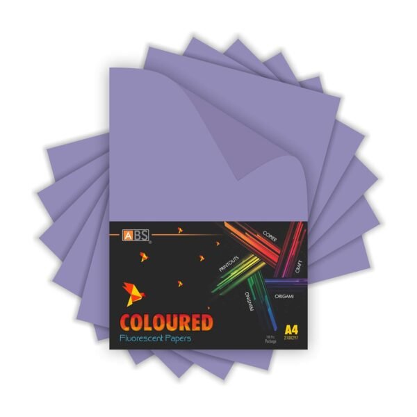ABS Fluorescent paper A4 - 80 gsm light purple