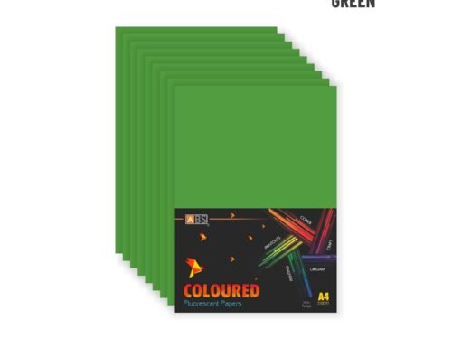 ABS Fluorescent paper A4 - 80 gsm Parrot green - Image 6