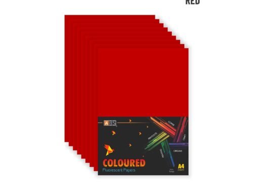 ABS Fluorescent paper A4 - 80 gsm red - Image 5