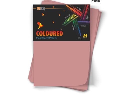 ABS Fluorescent paper A4 - 80 gsm Fluorecent baby pink - Image 6