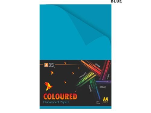 ABS Fluorescent paper A4 - 80 gsm Fluorecent blue - Image 1