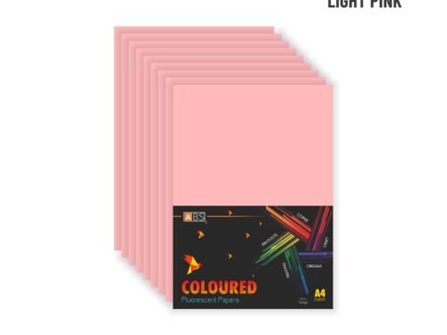 ABS Fluorescent paper A4 - 80 gsm Fluorecent light pink - Image 3