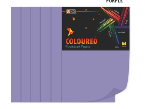 ABS Fluorescent paper A4 - 80 gsm light purple - Image 5